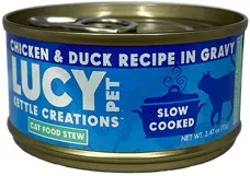 12/2.47oz Lucy Pet Chicken & Duck Recipe in Gravy for Cats - Health/First Aid